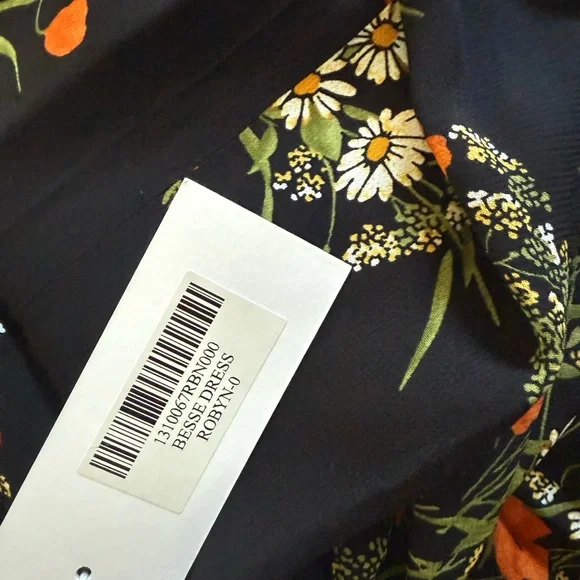 NWT Reformation Besse Tie Strap Floral Dress - Picture 3 of 3